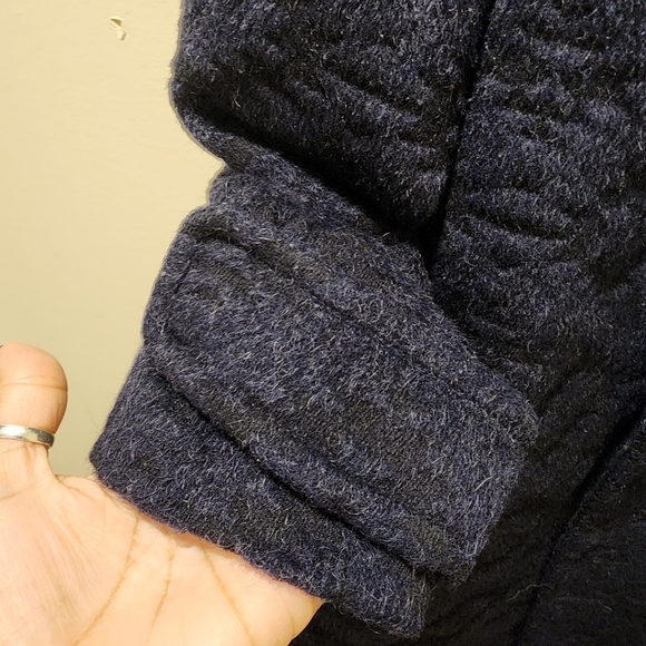 Beatrice .B  made in Italy wool blended Large heavy coat size 2 - Picture 4 of 15